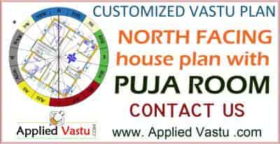 North facing House Vastu plans and Design